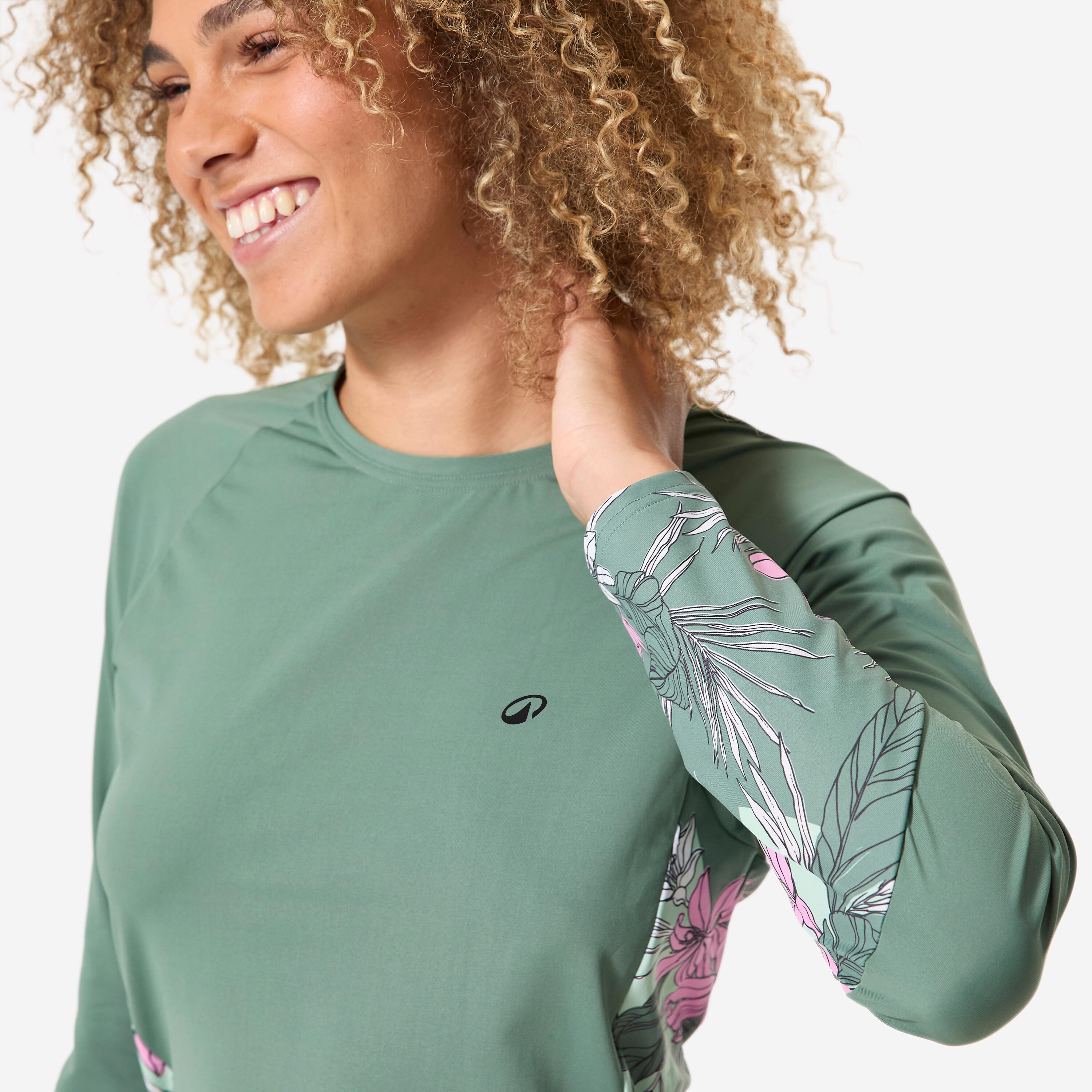 Maglia anti-UV surf donna KANIKA verde 6/7