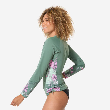 Футболка жіноча сонцезахисна Kanika для серфінгу хакі