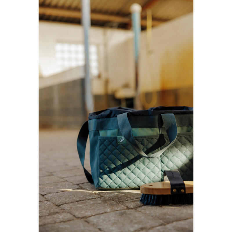 Geantă țesălare echitație 25l 500 Verde