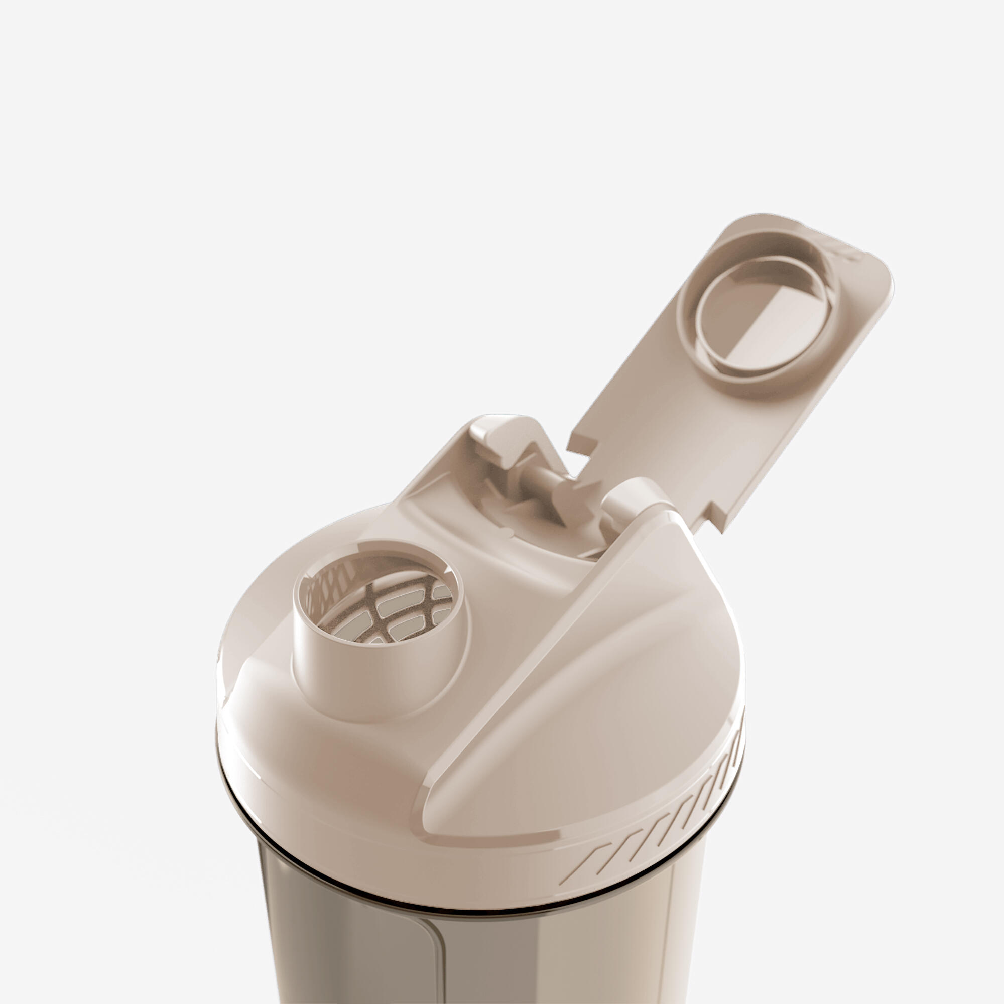 Mini shaker with sieve 300 ml - Beige