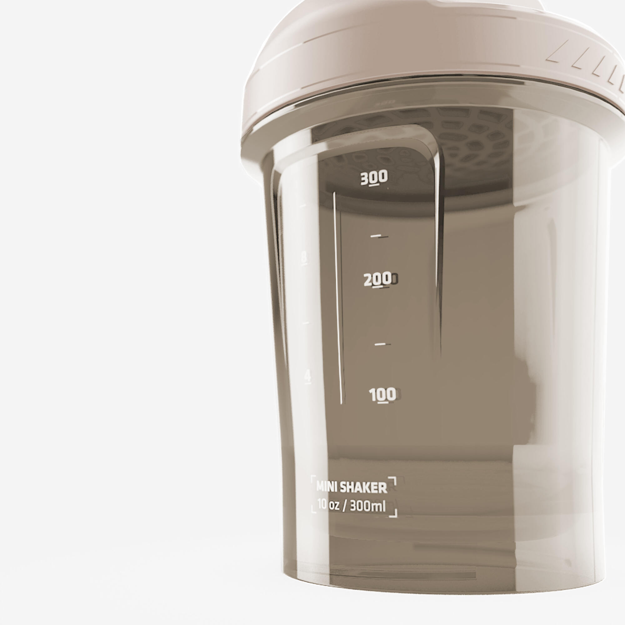 Mini shaker with sieve 300 ml - Beige