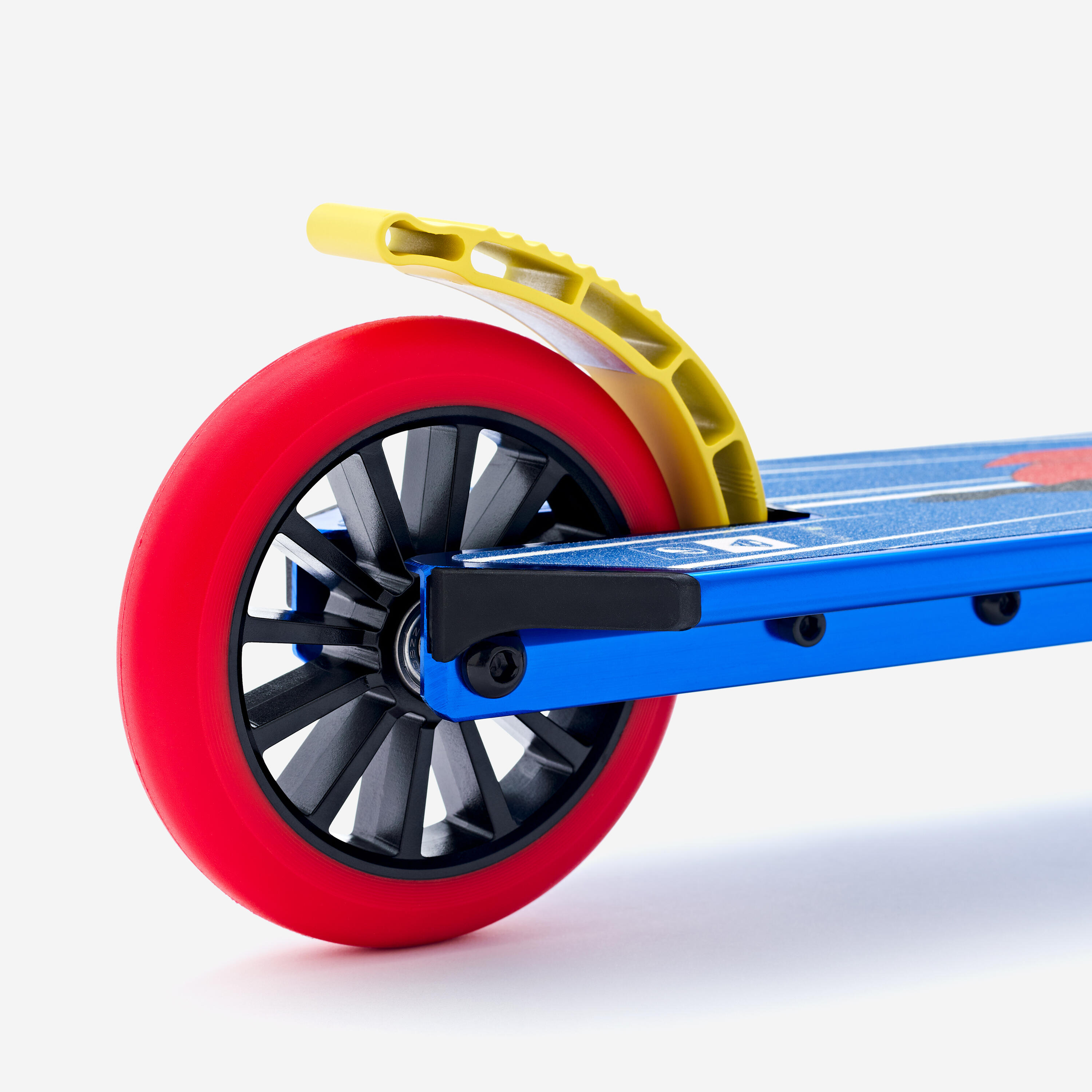 Patinete Ajustable Scooter Niños Oxelo MID5 Superman con freno en manillar 8/14