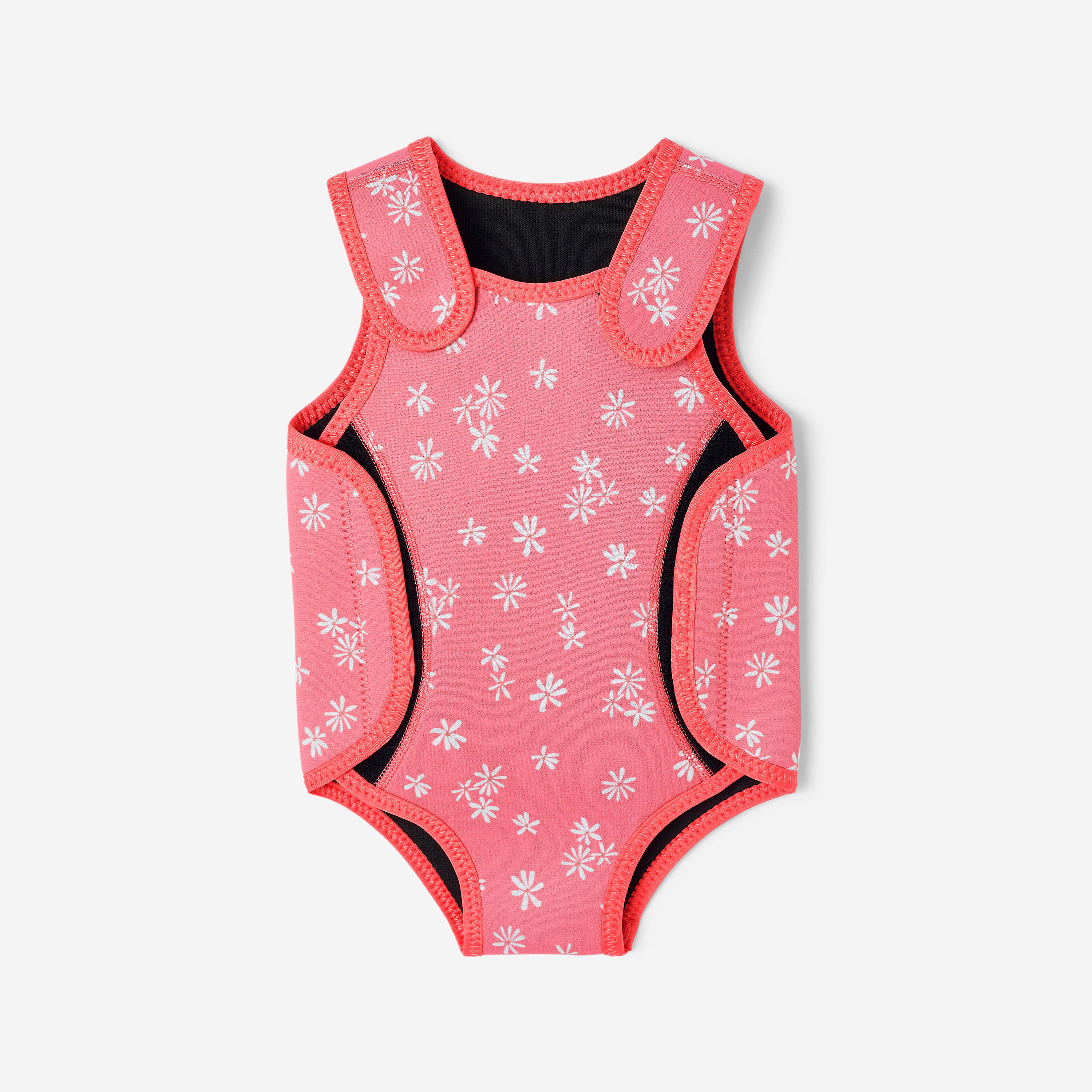 Combinaison néoprène thermique wrap 2mm bébé, Bodywarm mimi rose