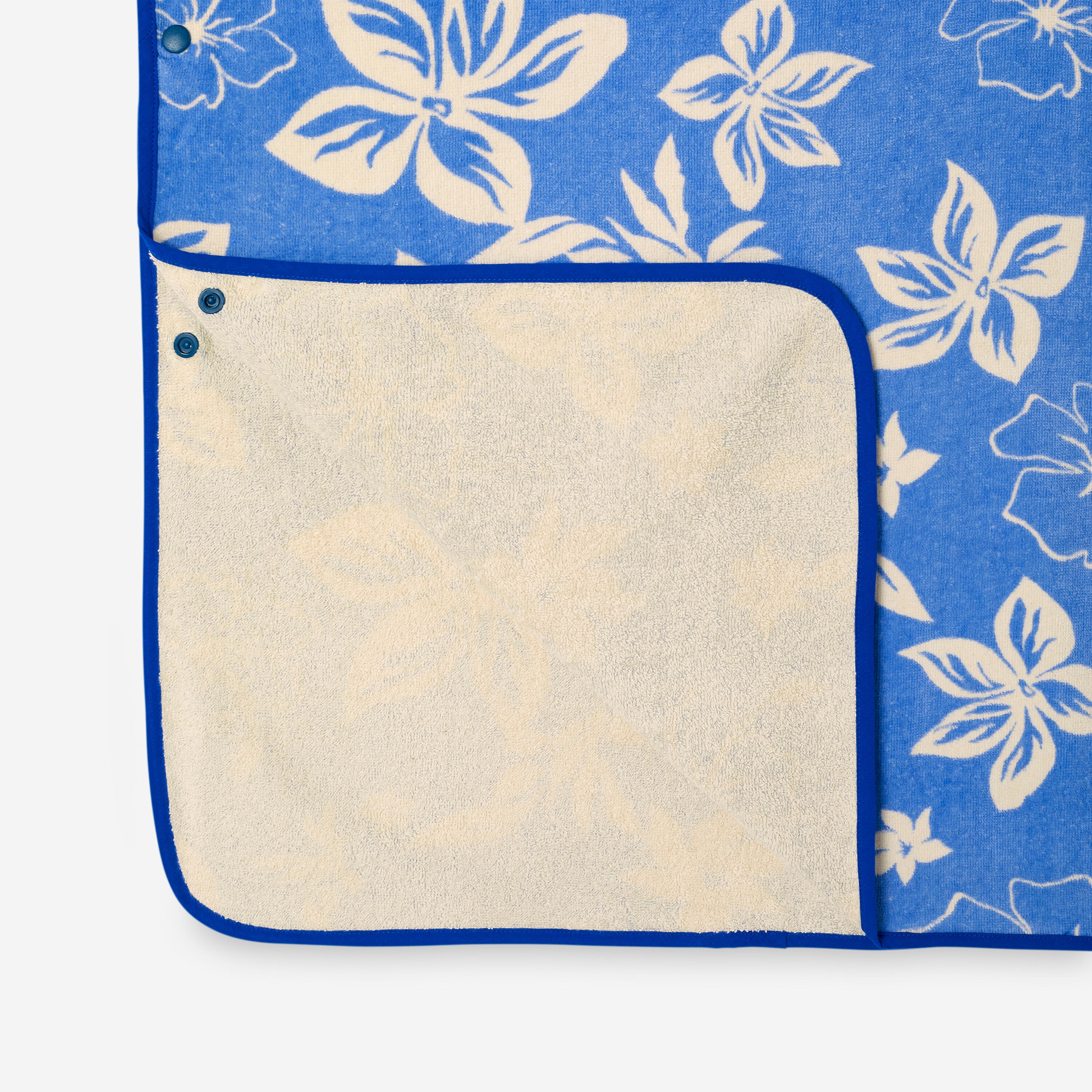Poncho surf bambini BISCUS blu 10/12