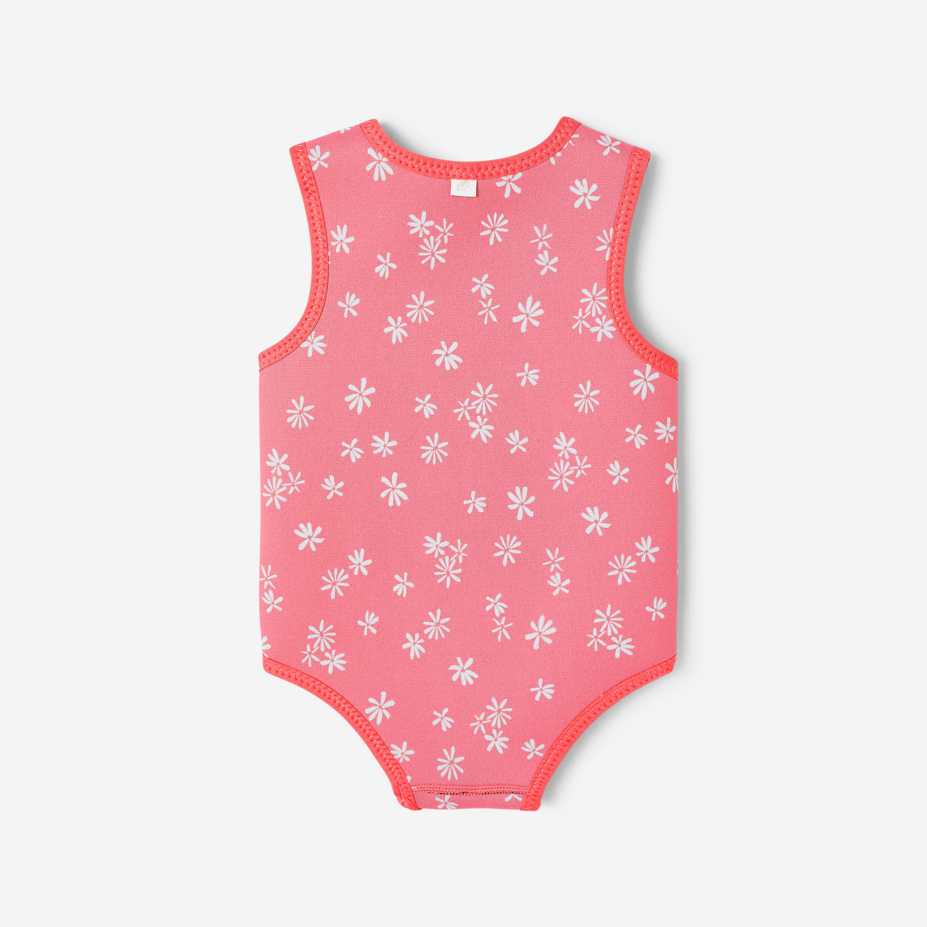Combinaison néoprène thermique wrap 2mm bébé, Bodywarm mimi rose 8/11