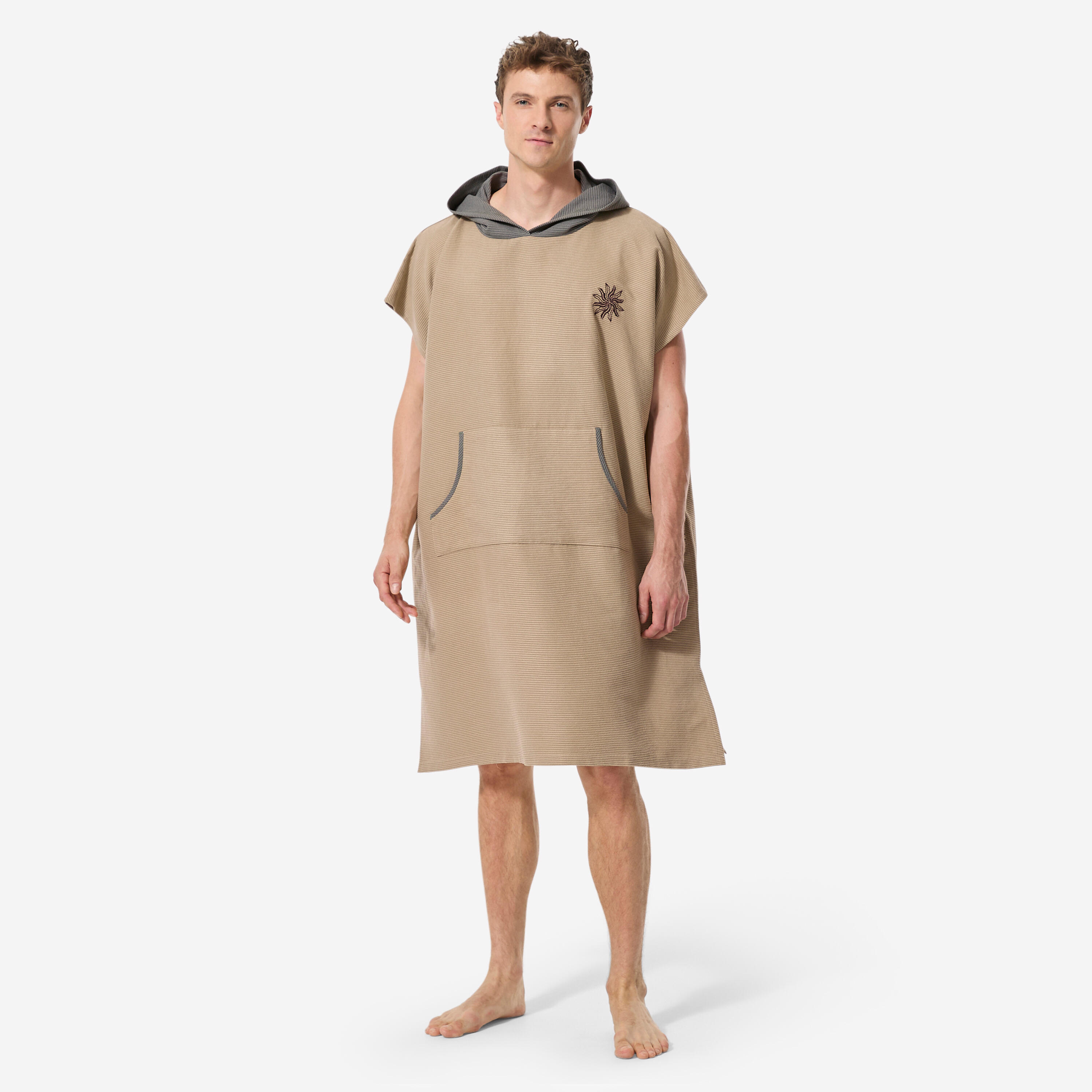 Poncho microfibre surf, 150 kaki 2/7