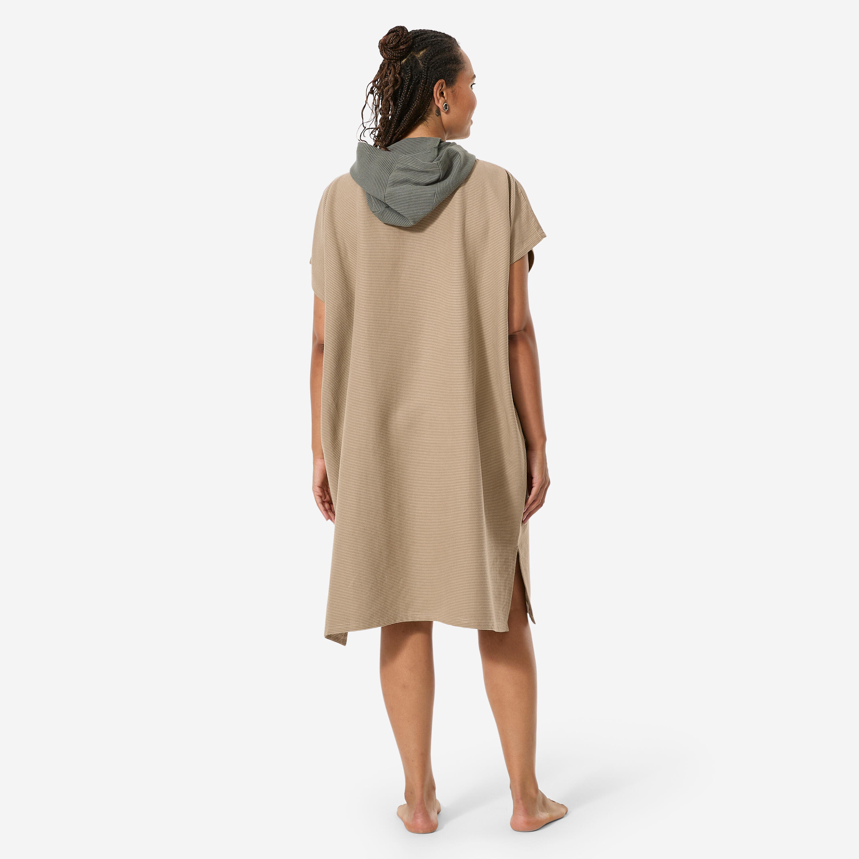 Poncho microfibre surf, 150 kaki 3/7
