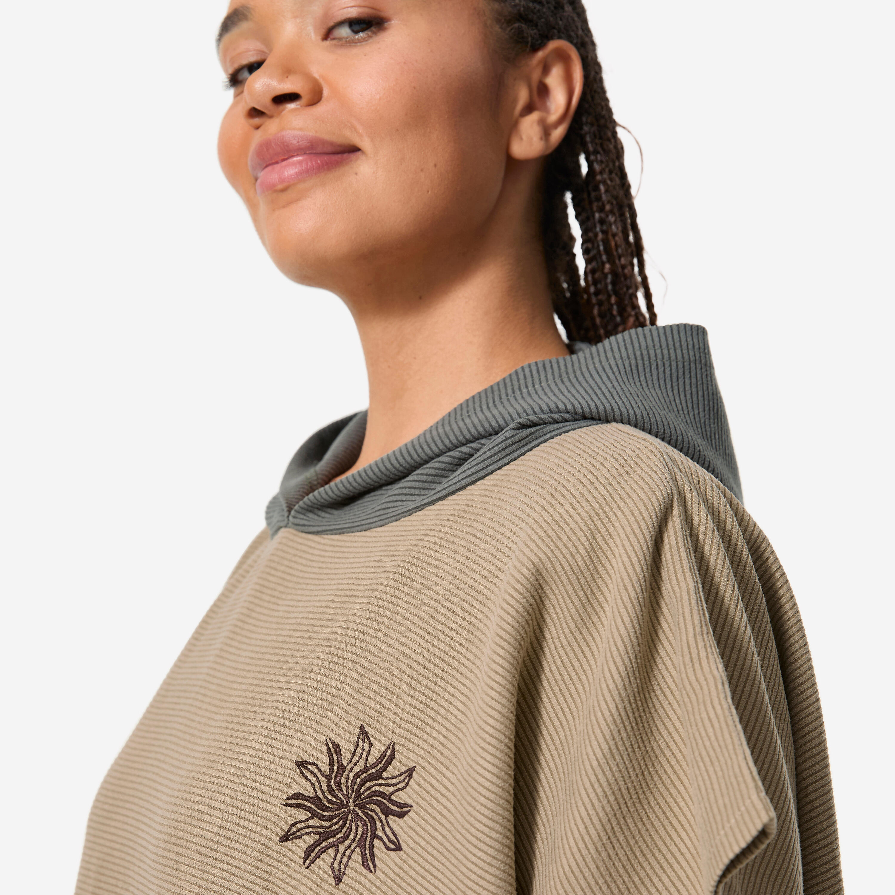 Poncho microfibre surf, 150 kaki 5/7