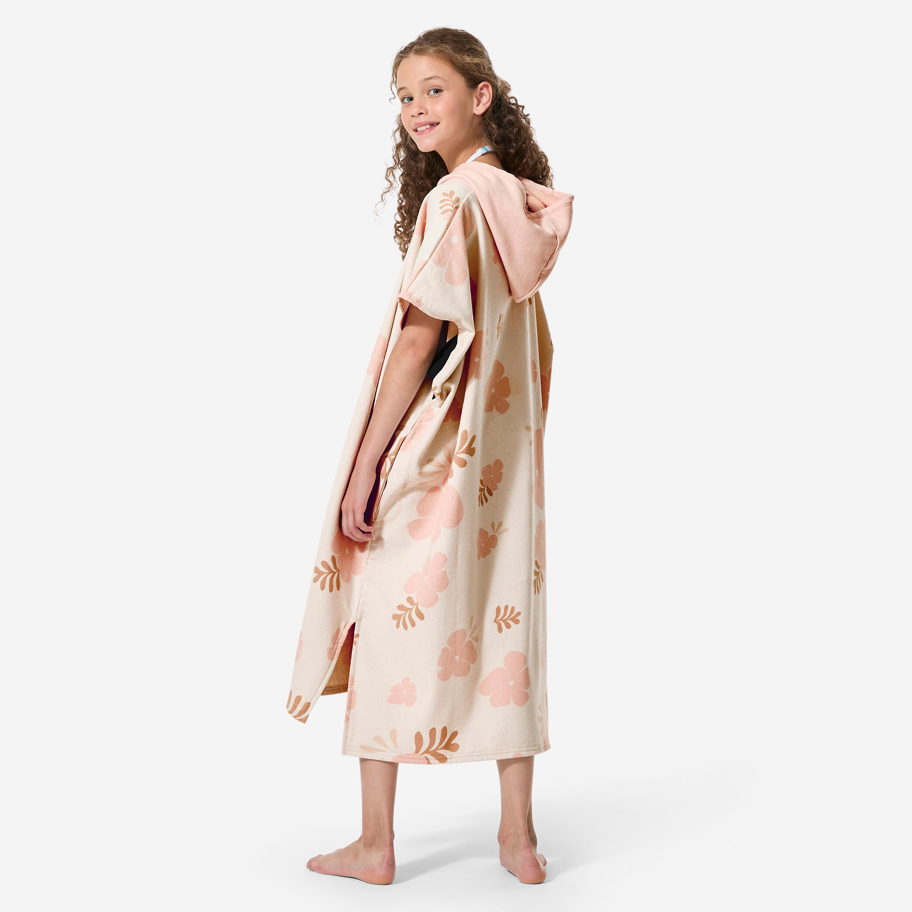 Poncho surf bambino LIGHTY beige 3/9