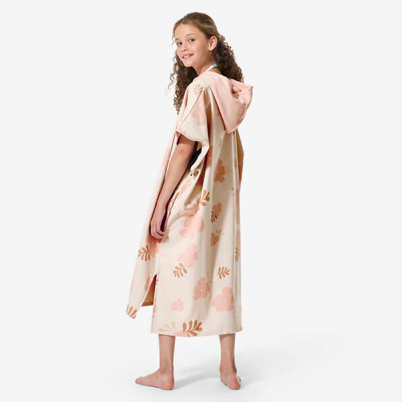 Poncho surf Lighty Bej Copii 135-160 cm