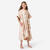 Poncho surf enfant de 135 à 160cm, 550 Lighty beige