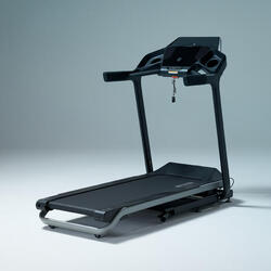 Tapis de course pliable 22km/h, Challenge Run garanti par Decathlon