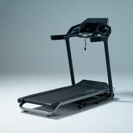 Tapis de course pliable 22km/h, Challenge Run garanti par Decathlon