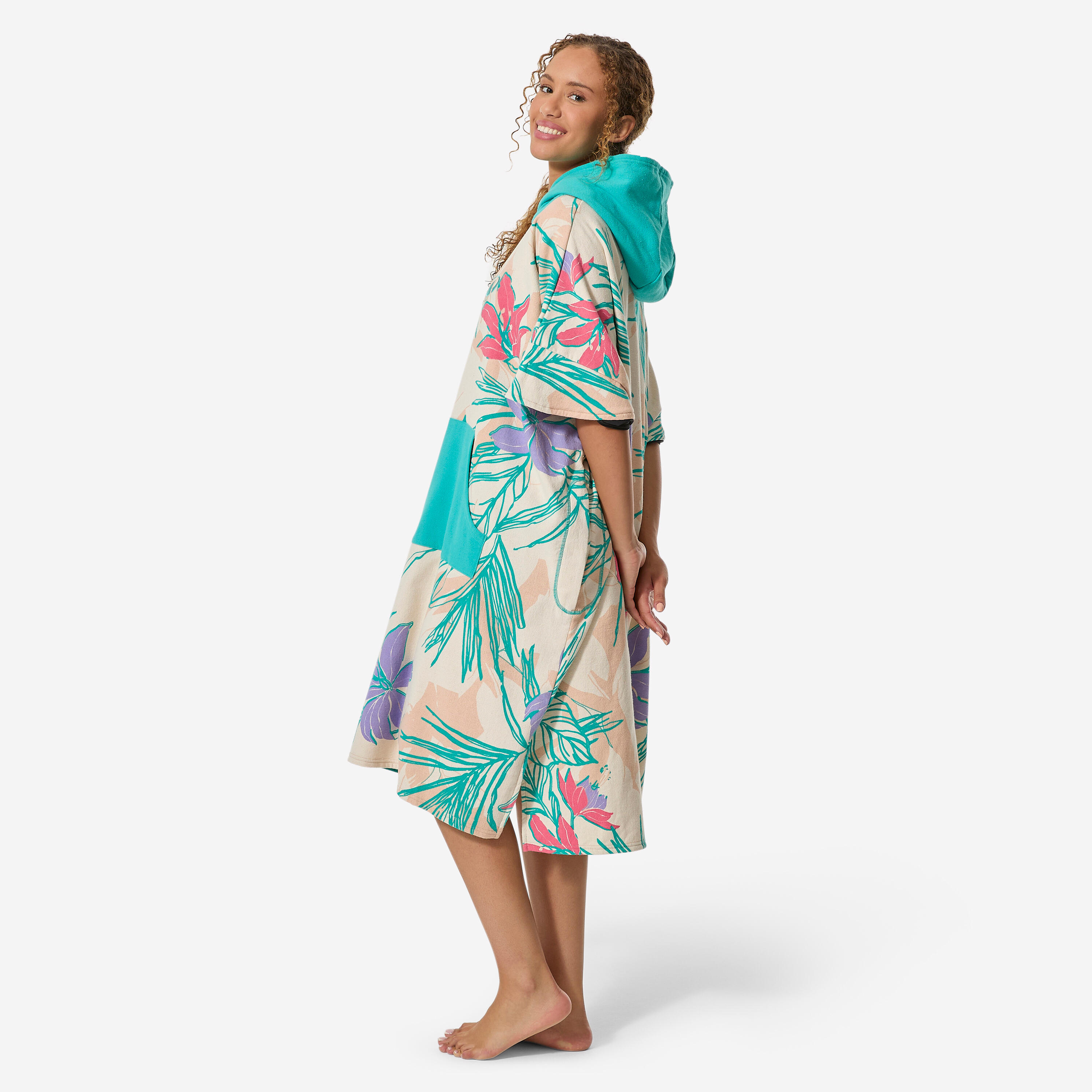 Poncho surf adulto LUMI verde 4/9