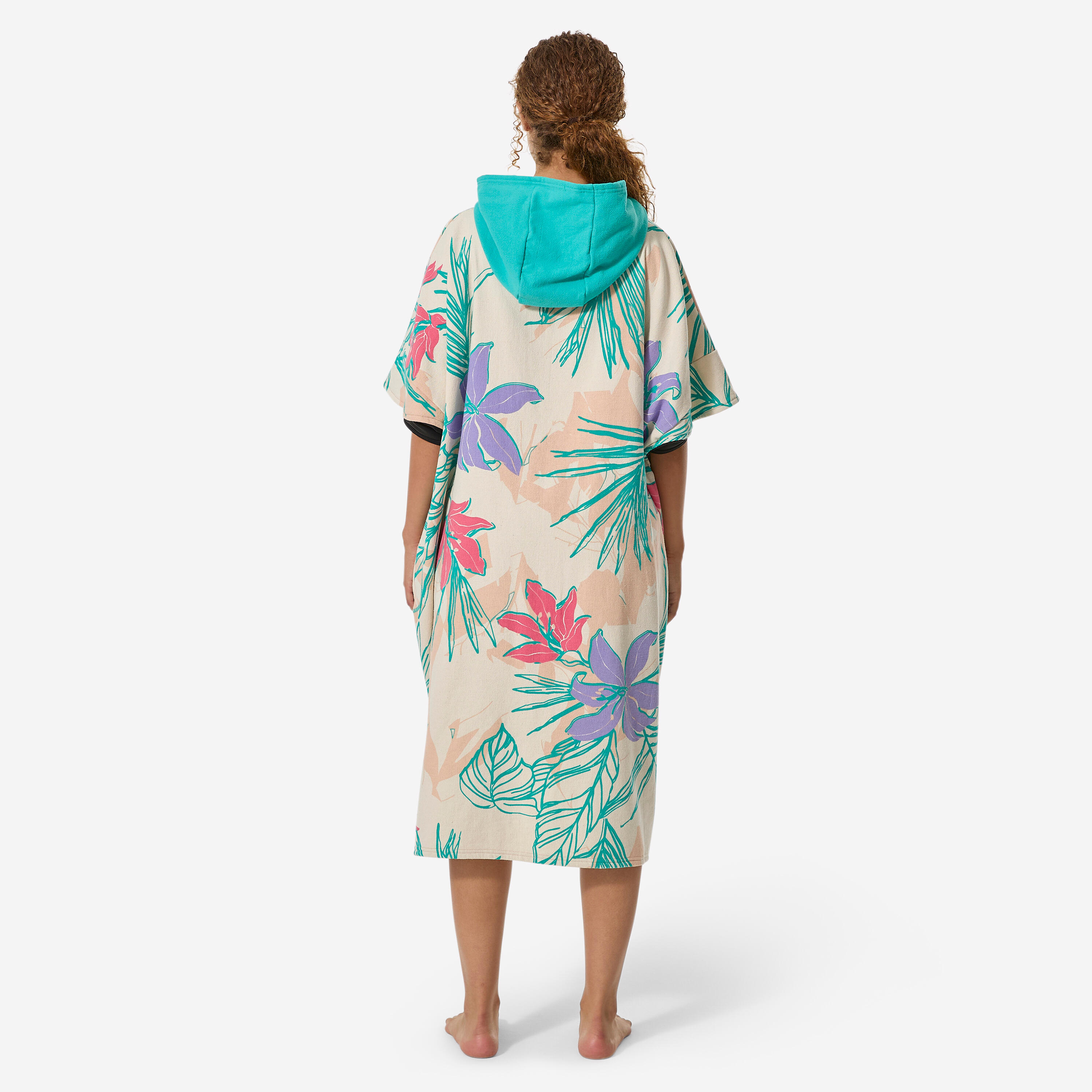 Poncho surf adulto LUMI verde 3/9