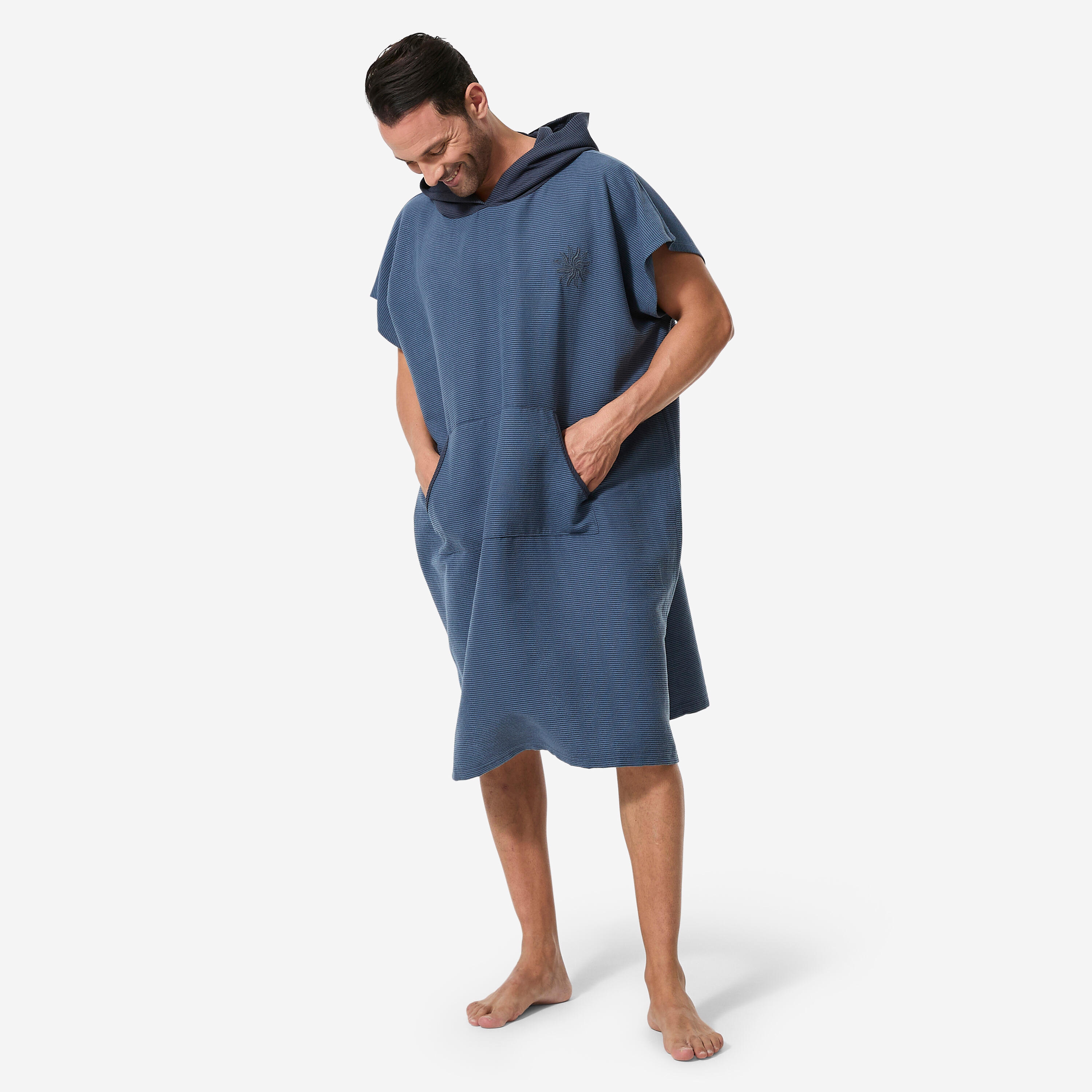 Decathlon Surf-Poncho Mikrofaser 150 blau