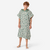 Poncho surf enfant de 135 à 160cm, 550 Josh vert