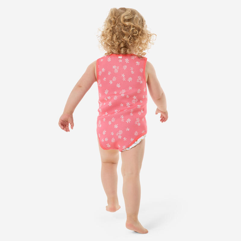 Combinezon neopren termic Wrap 2 mm Bodywarm Mimi Roz Bebeluși