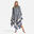 Prosop poncho de plajă XXL 190 x 190 cm Transat Albastru