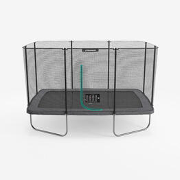 Trampoline rectangulaire 520 avec filet de protection, noir