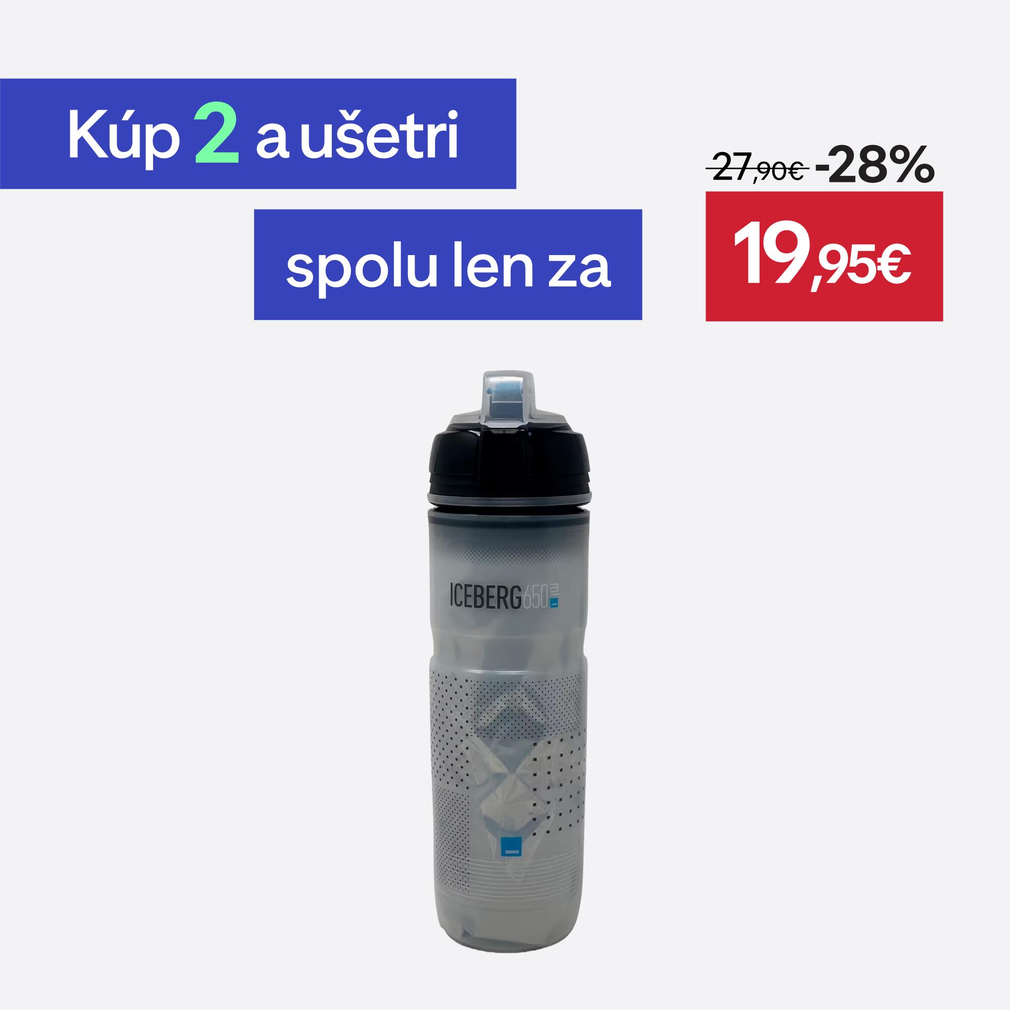 ELITE Cyklistická izotermická fľaša Iceberg 650 ml