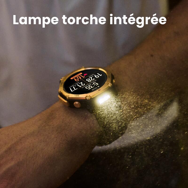 Ceas conectat GPS sport - Amazfit T-Rex 3 Pro 48mm - Negru