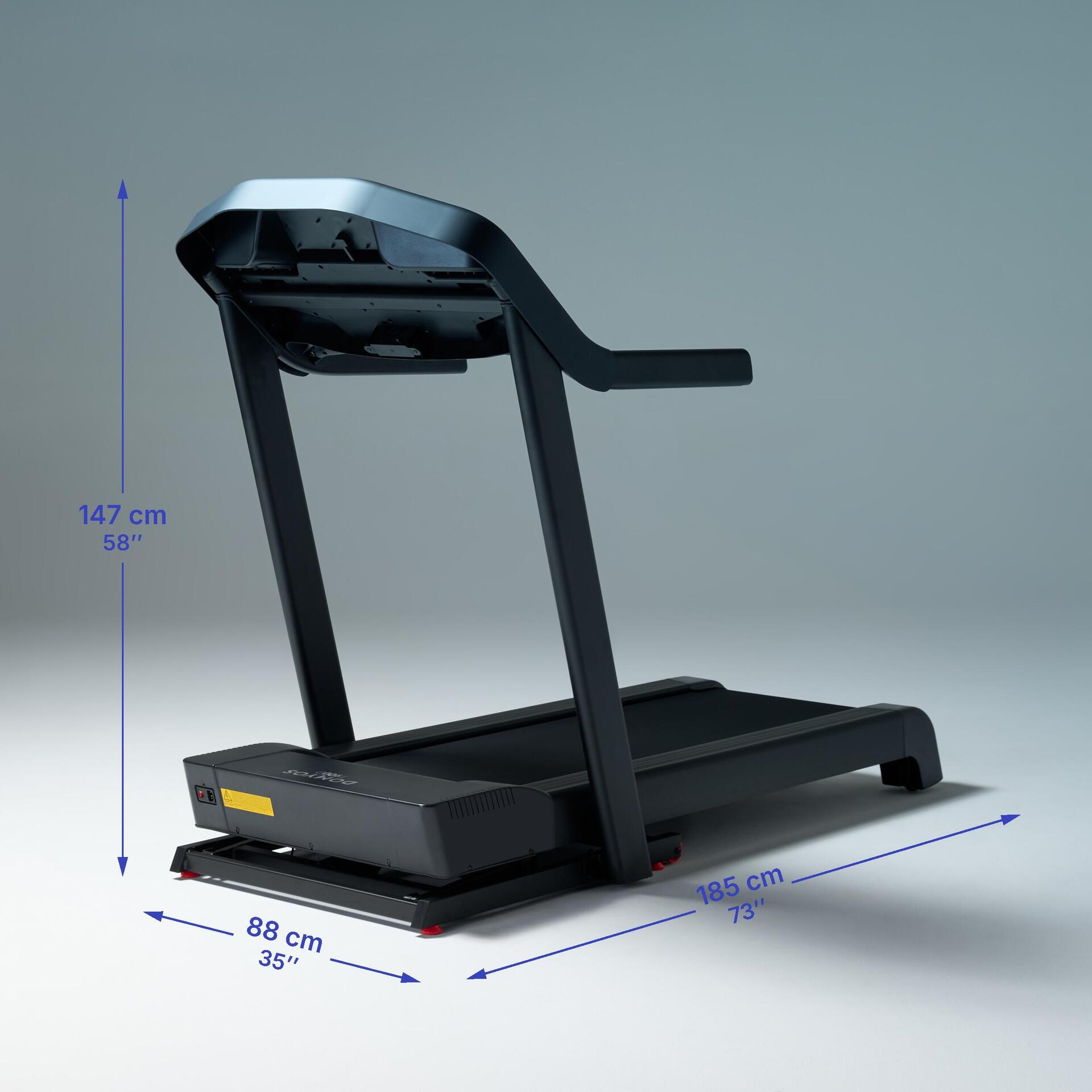 Treadmill 18 km/h T900D, with Decathlon Warranty