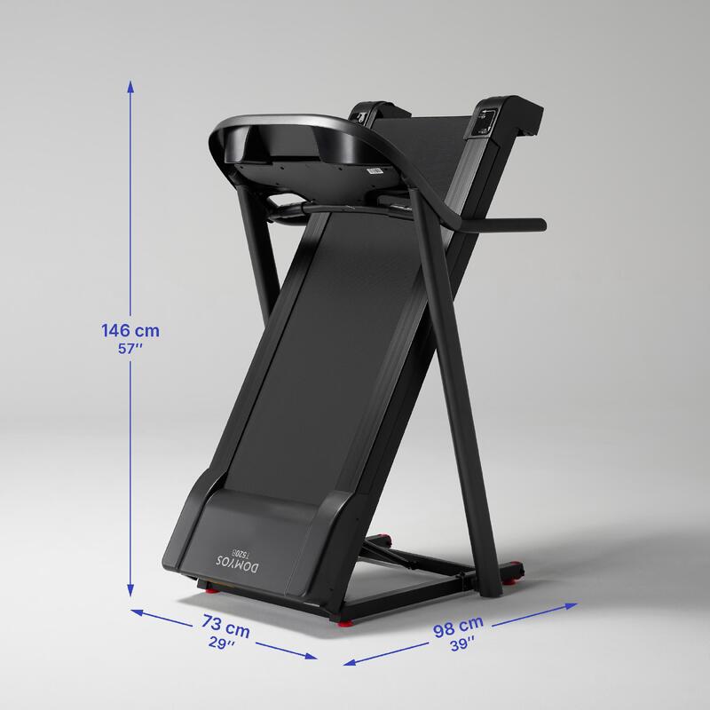 Bandă de alergat T520B 13km/h, garanție Decathlon
