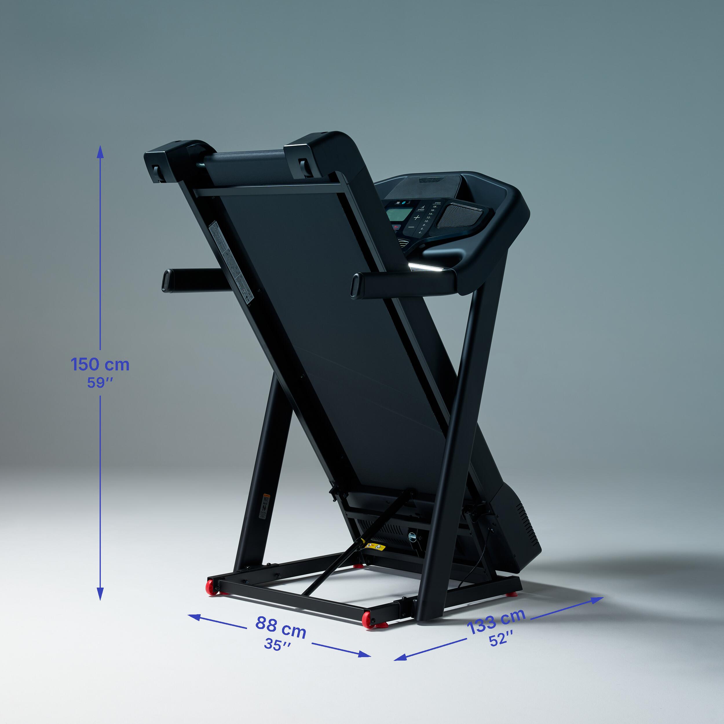 Treadmill 18 km/h T900D, with Decathlon Warranty - Decathlon