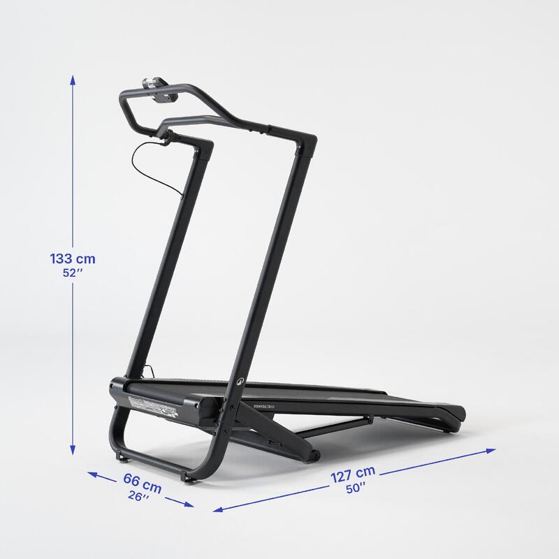Bandă de mers pliabilă, TS100, garanția Decathlon
