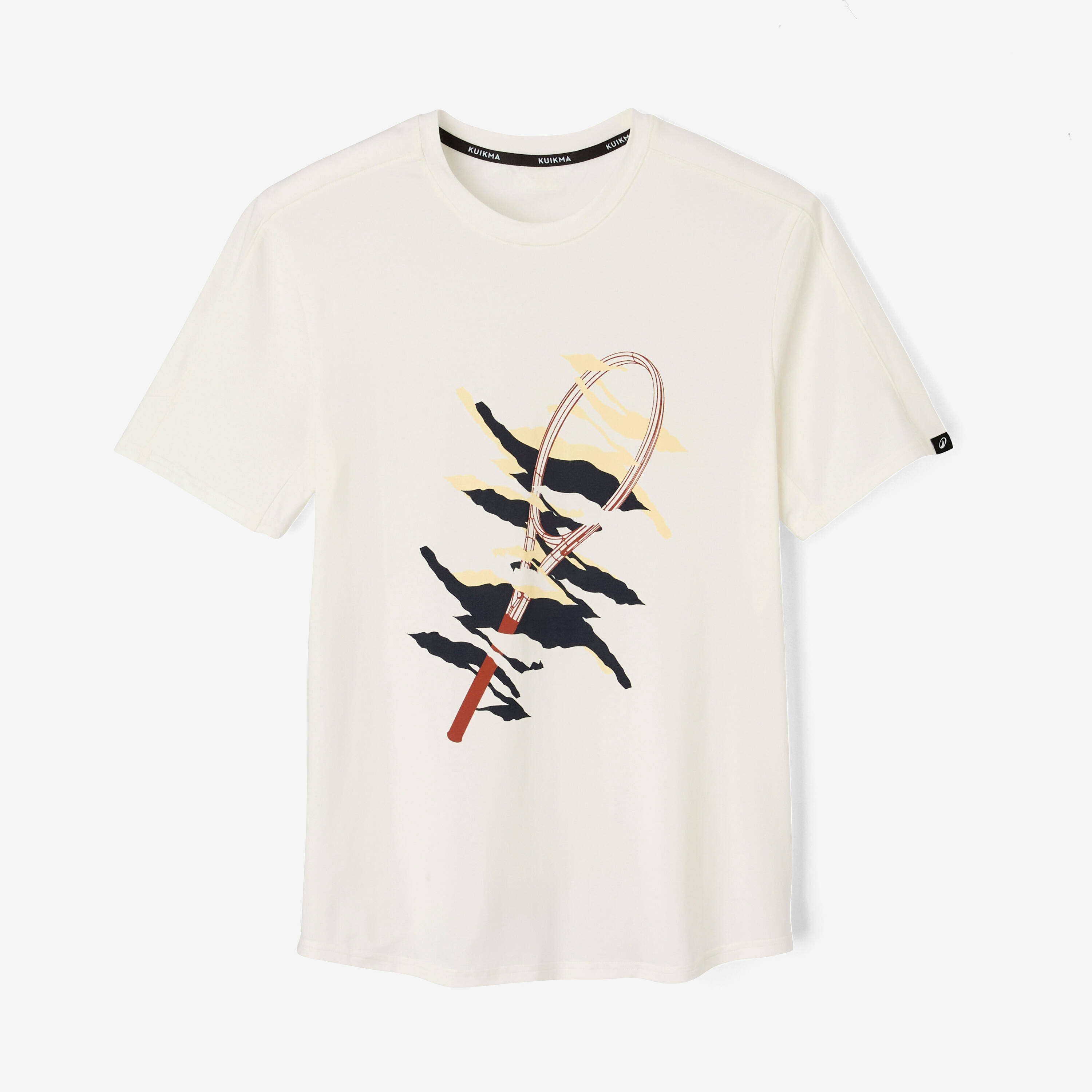 Men's Tennis T-Shirt Soft - White -  3