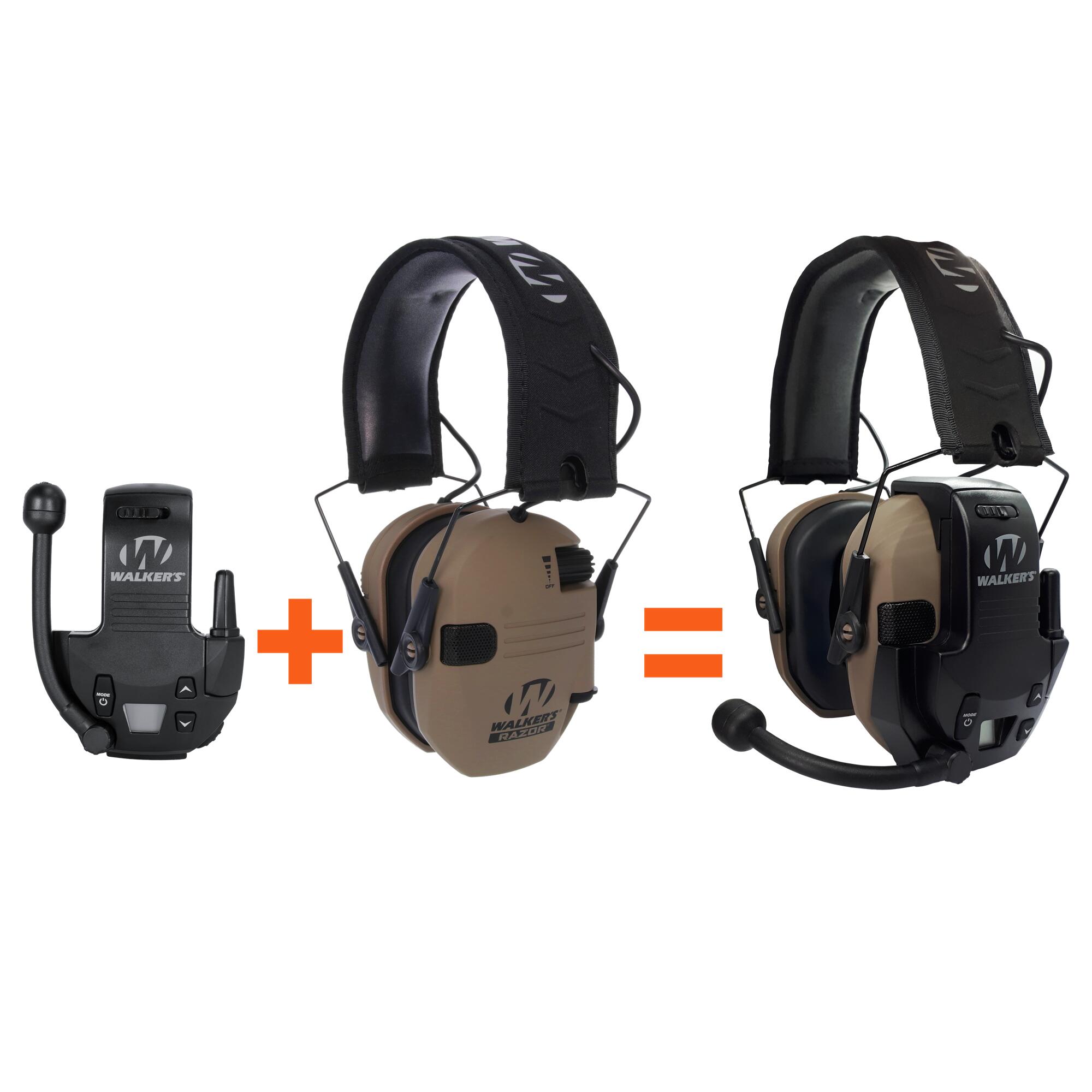 Casque anti-bruit amplifié WALKER'S Razor avec kit Talkie-Walkie clipsé PMR 446 2/5