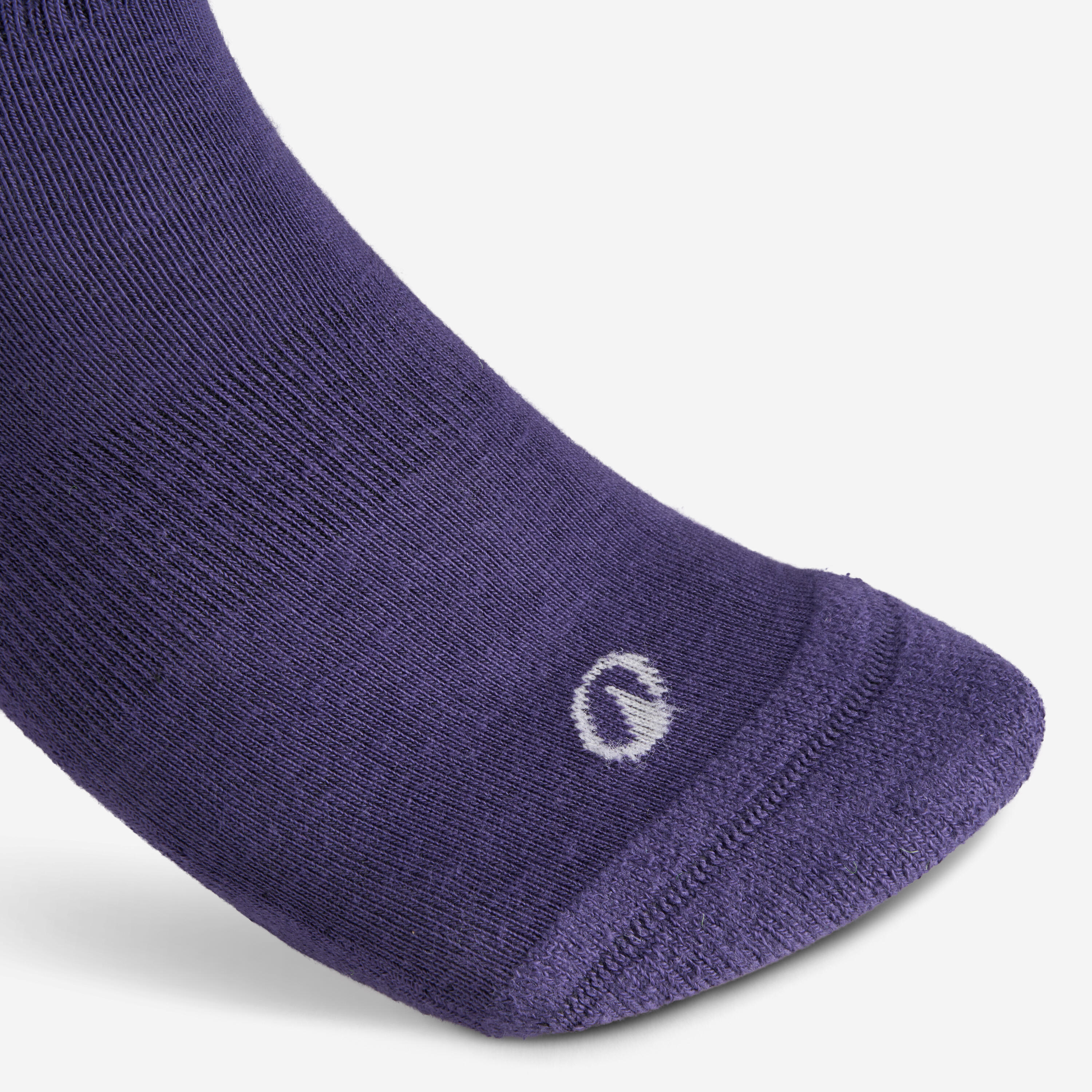 Hohe Sportsocken 3 Paar, RS 500 beige violett 3/5