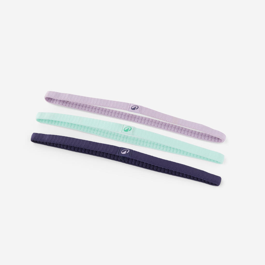 Elastiques maintien cheveux x3, Elastic band vert violet