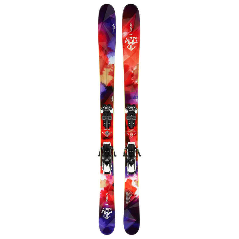 Wed'ze Freeride Samurai skis red Decathlon