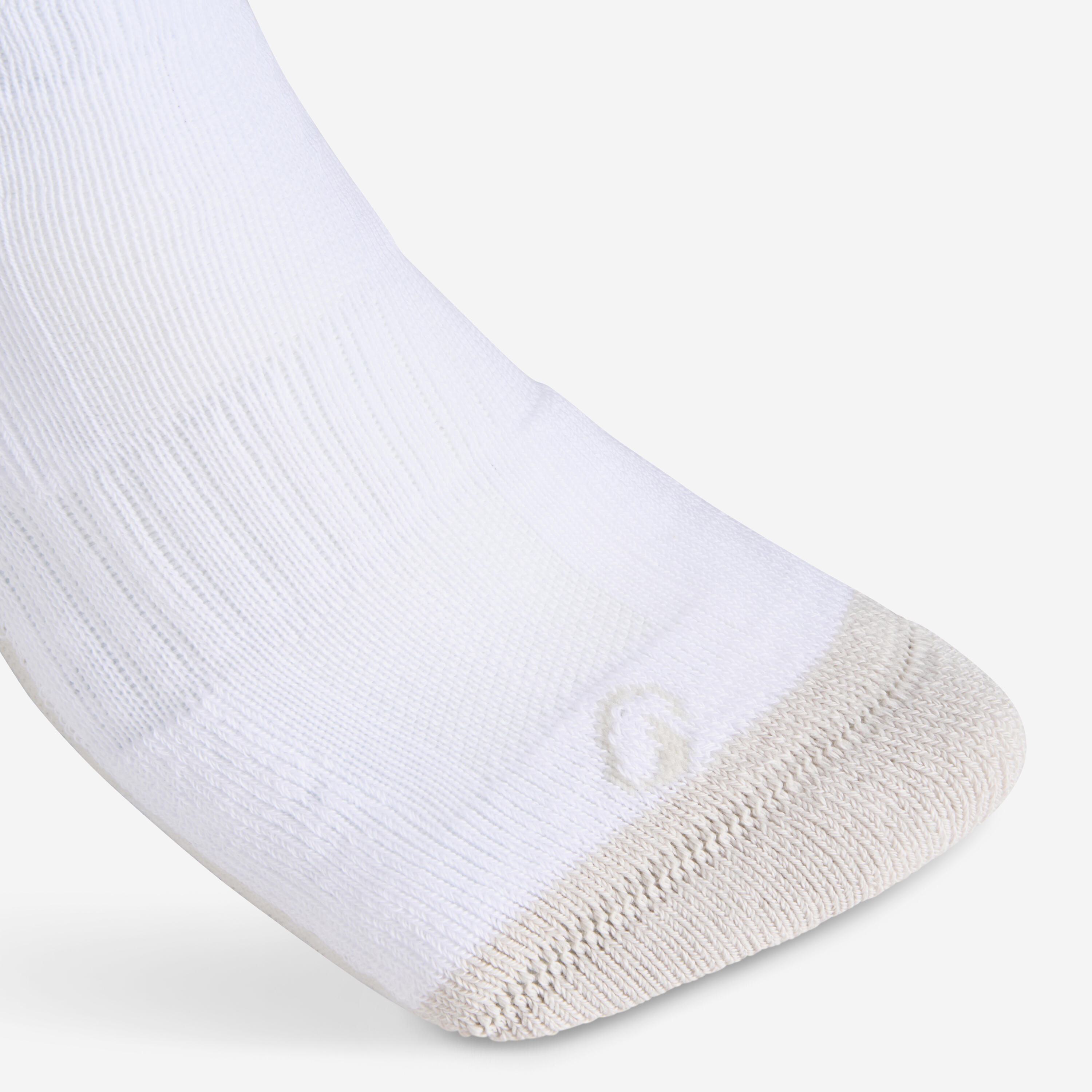Hohe Sportsocken 3 Paar Karomuster, RS 500 blau beige 3/5