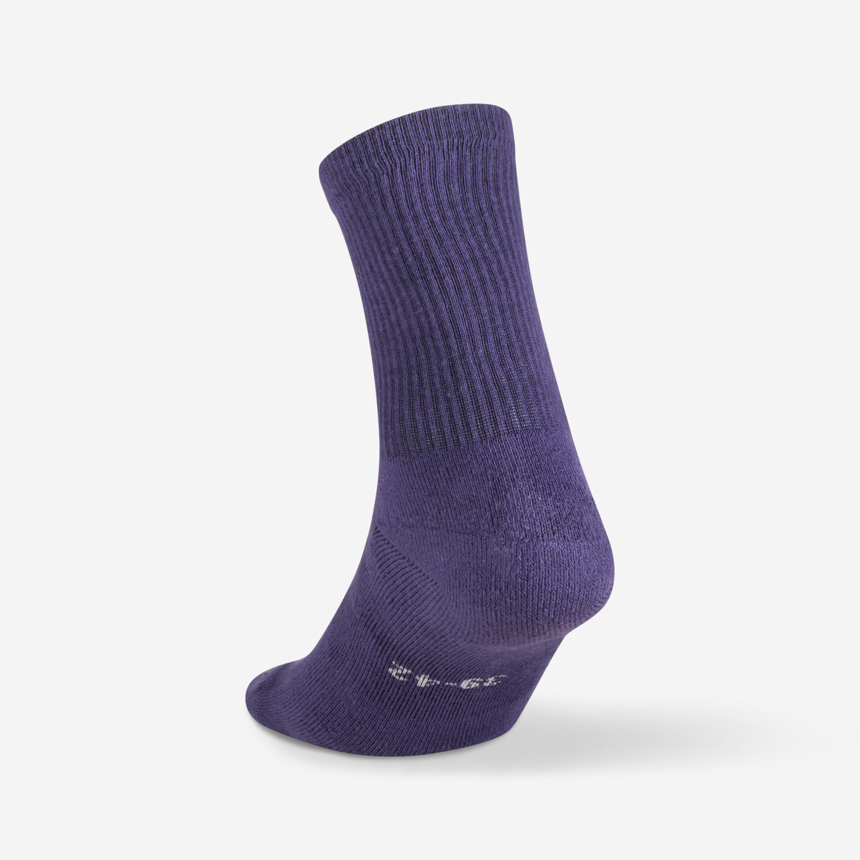 Hohe Sportsocken 3 Paar, RS 500 beige violett 5/5