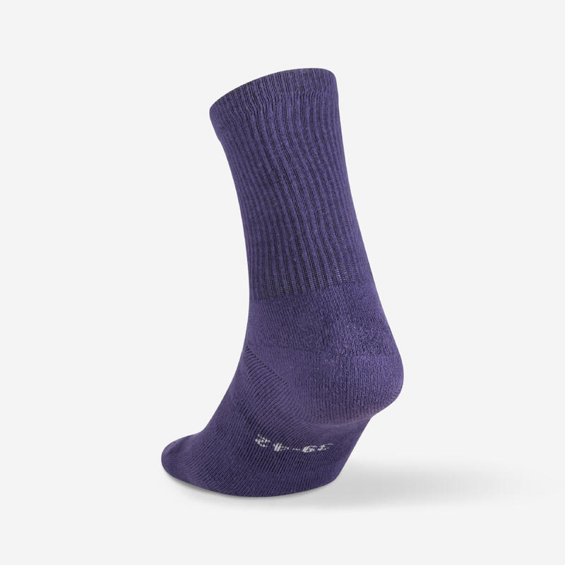 Set 3 perechi șosete de sport lungi RS 500 Bej Mov