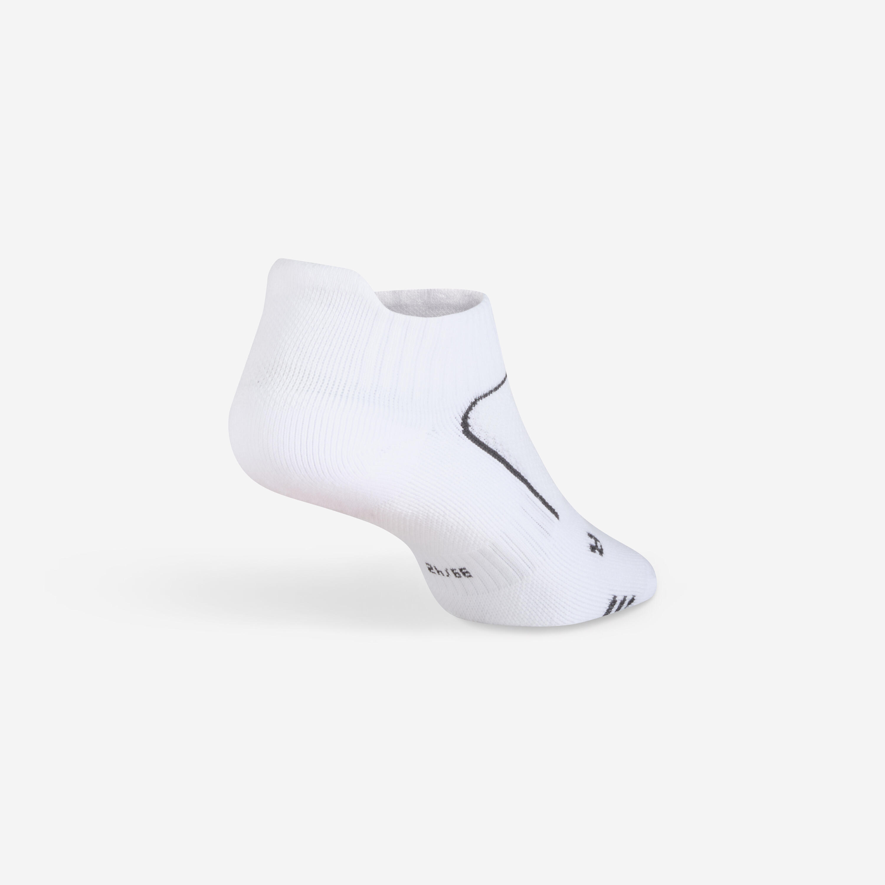 Meias de ténis cano baixo conjunto 3 pares, RS 900 branco 4/5