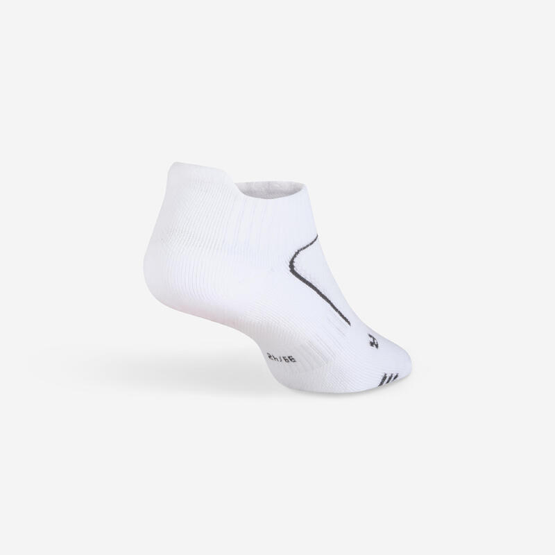 Set 3 perechi șosete de tenis scurte RS 900 Alb