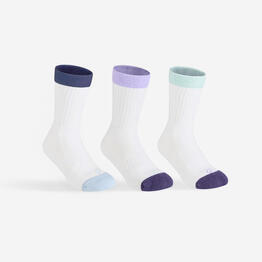 Chaussettes de sport hautes lot de 3 paires, RS 500 bleu