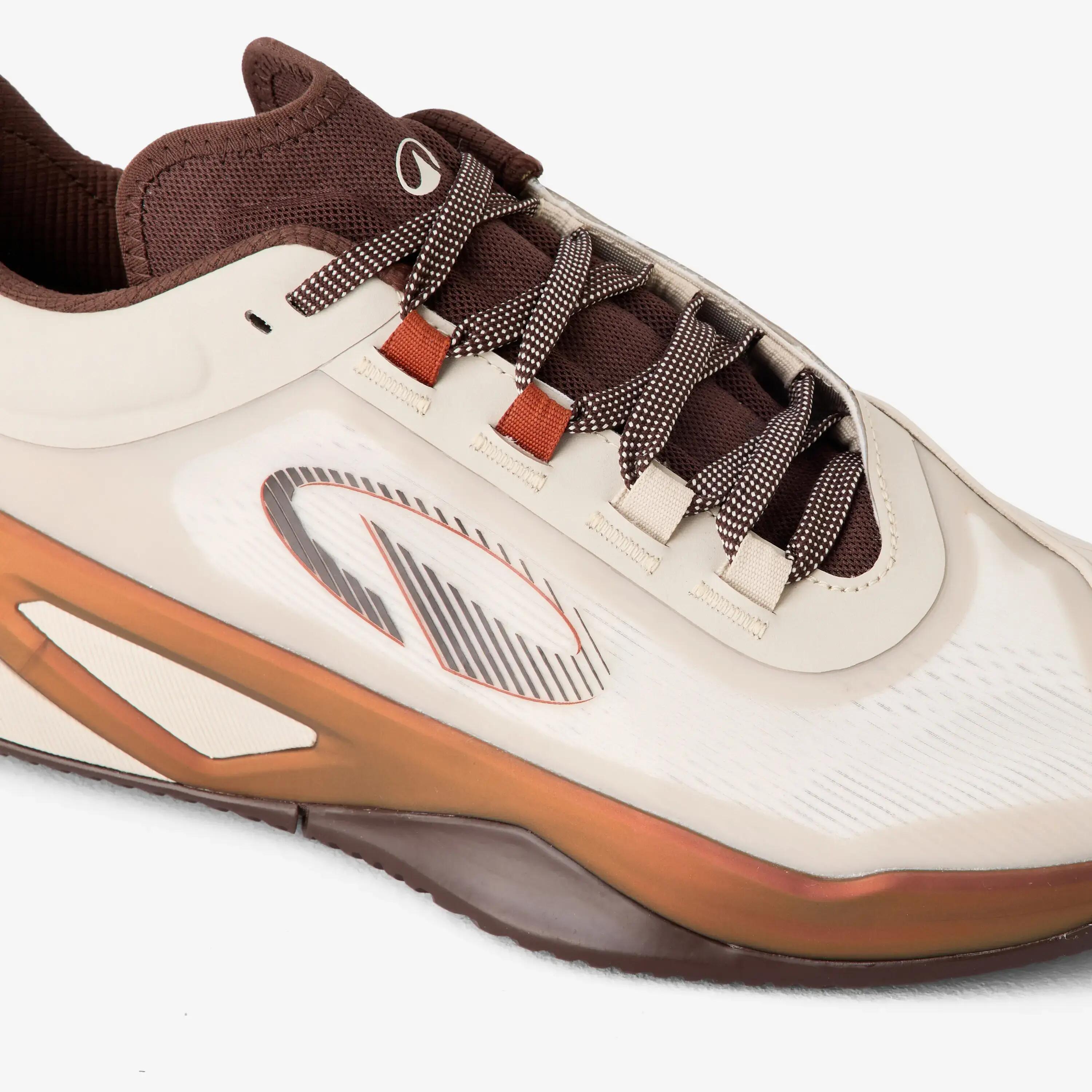 Men's Durable Multi-Court Tennis Shoes Unrupt Pro - Beige - Size 8.5UK -  3