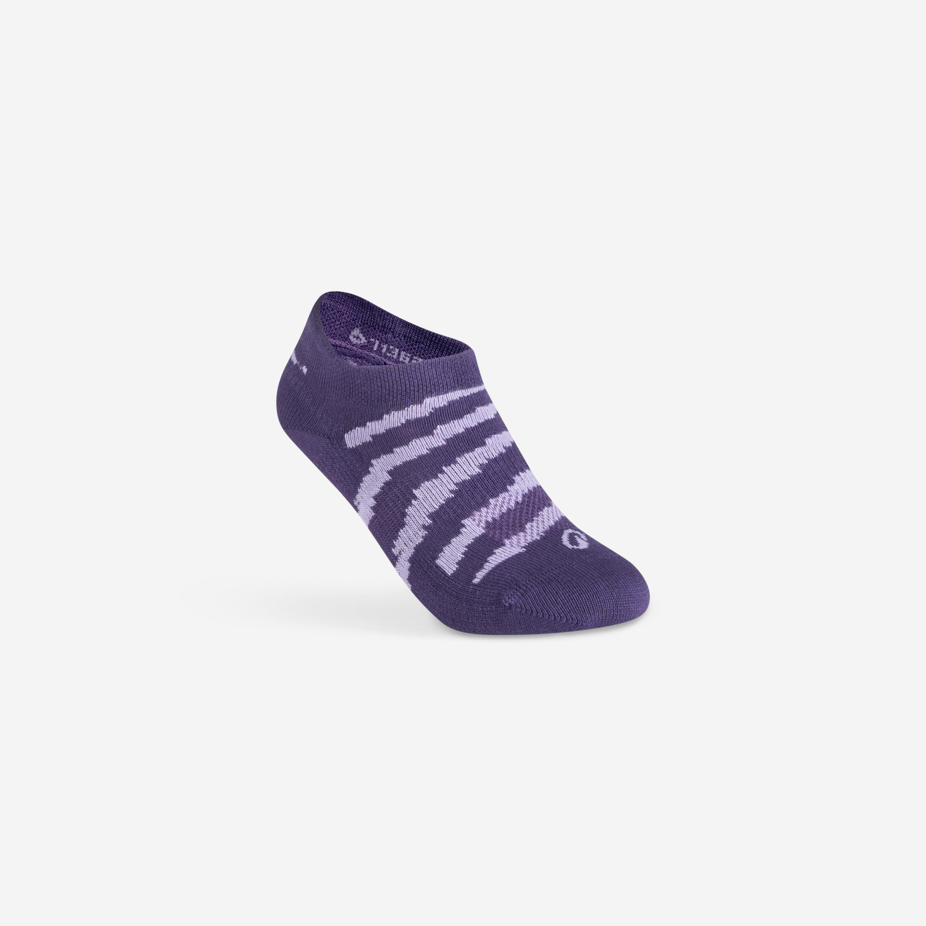 Calcetines cortos de deporte niño lote de 3 pares, RS 160 JR verde violeta 7/8