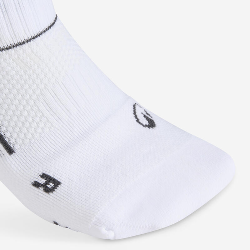 Set 3 perechi șosete de tenis scurte RS 900 Alb