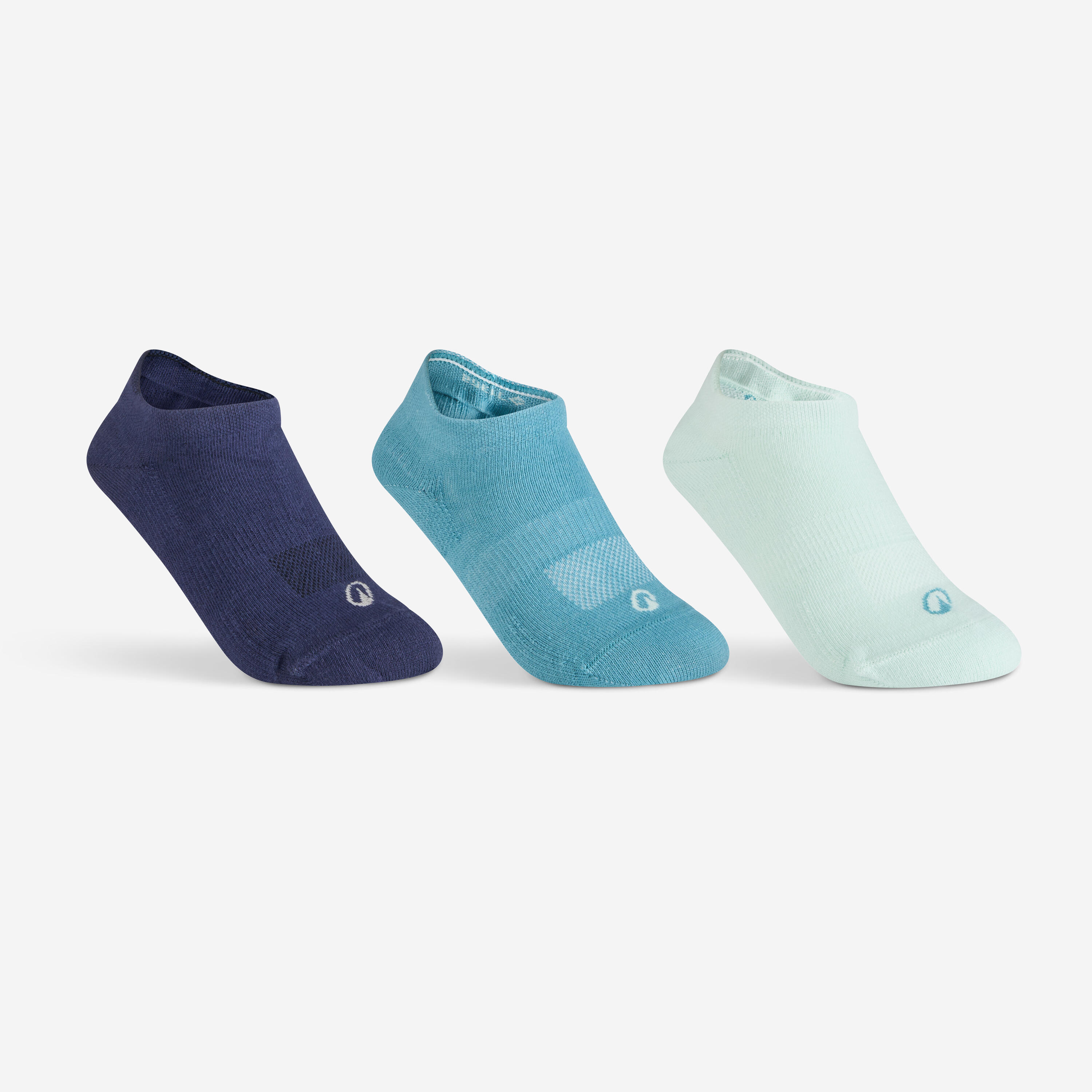 Kids' Low Sports Socks Tri-Pack RS 160 JR - Green