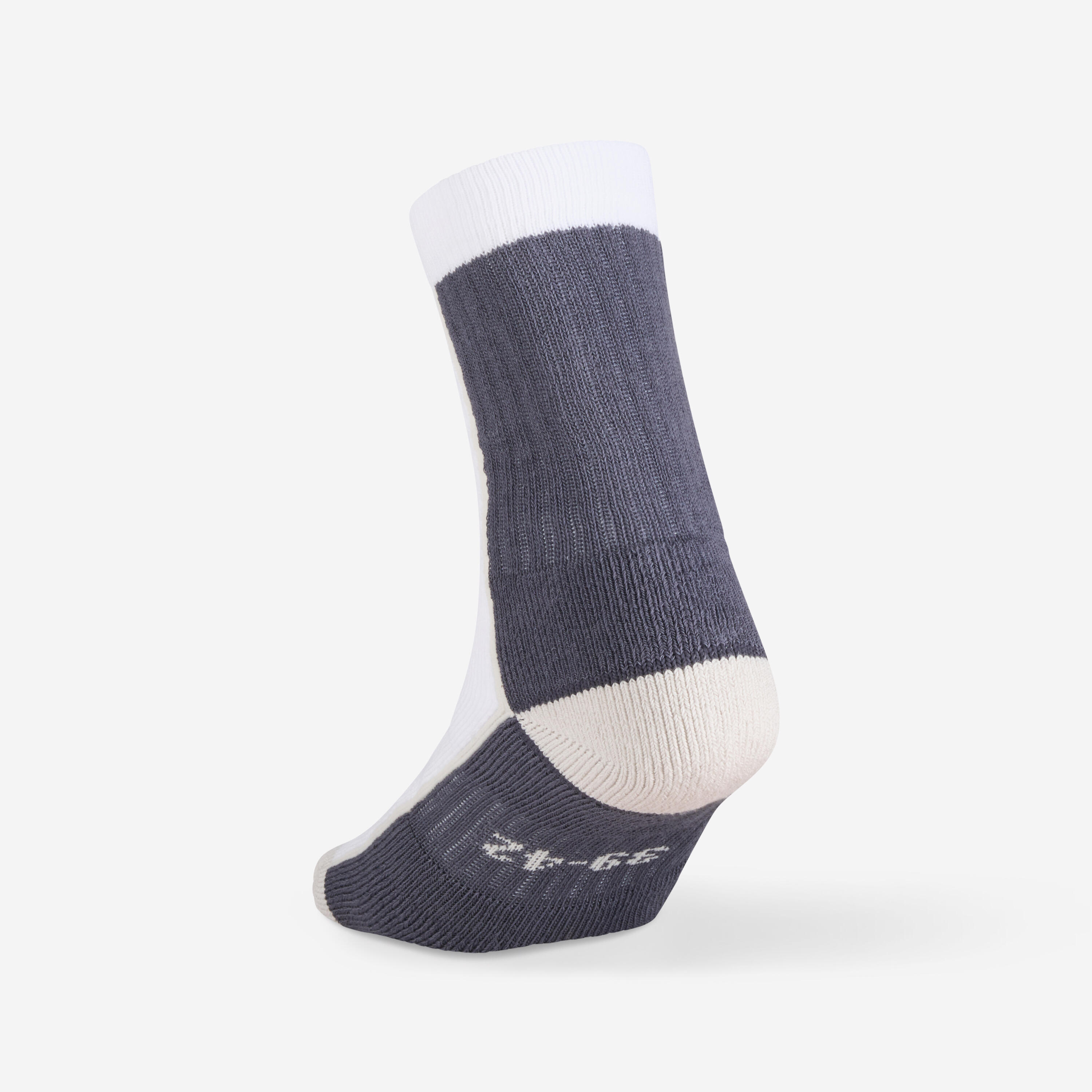 Hohe Sportsocken 3 Paar Karomuster, RS 500 blau beige 5/5