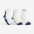 Chaussettes de sport hautes enfant lot de 3 paires, RS 500 beige bleu gris
