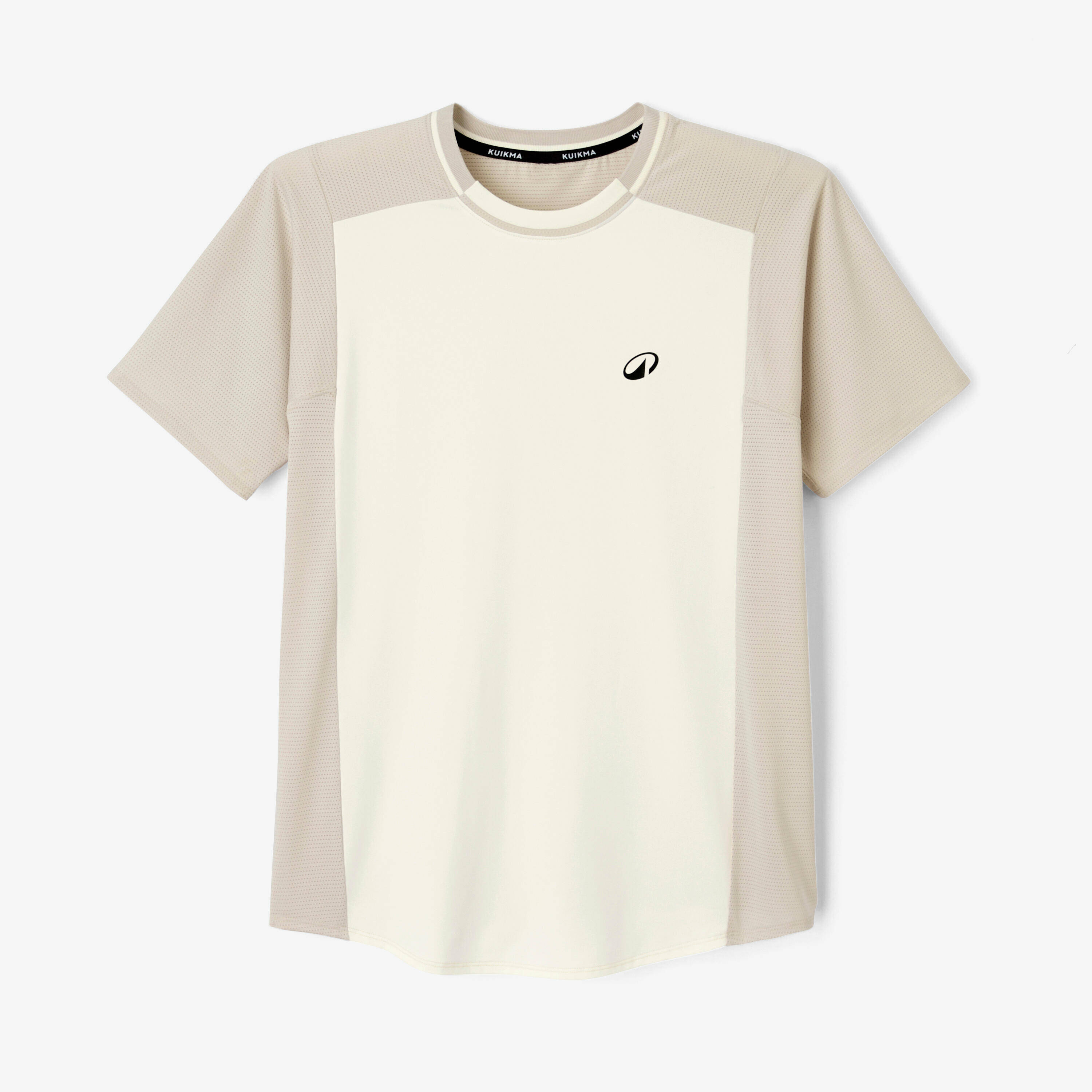 Men's Breathable Tennis T-Shirt Dry - Beige/White -  2
