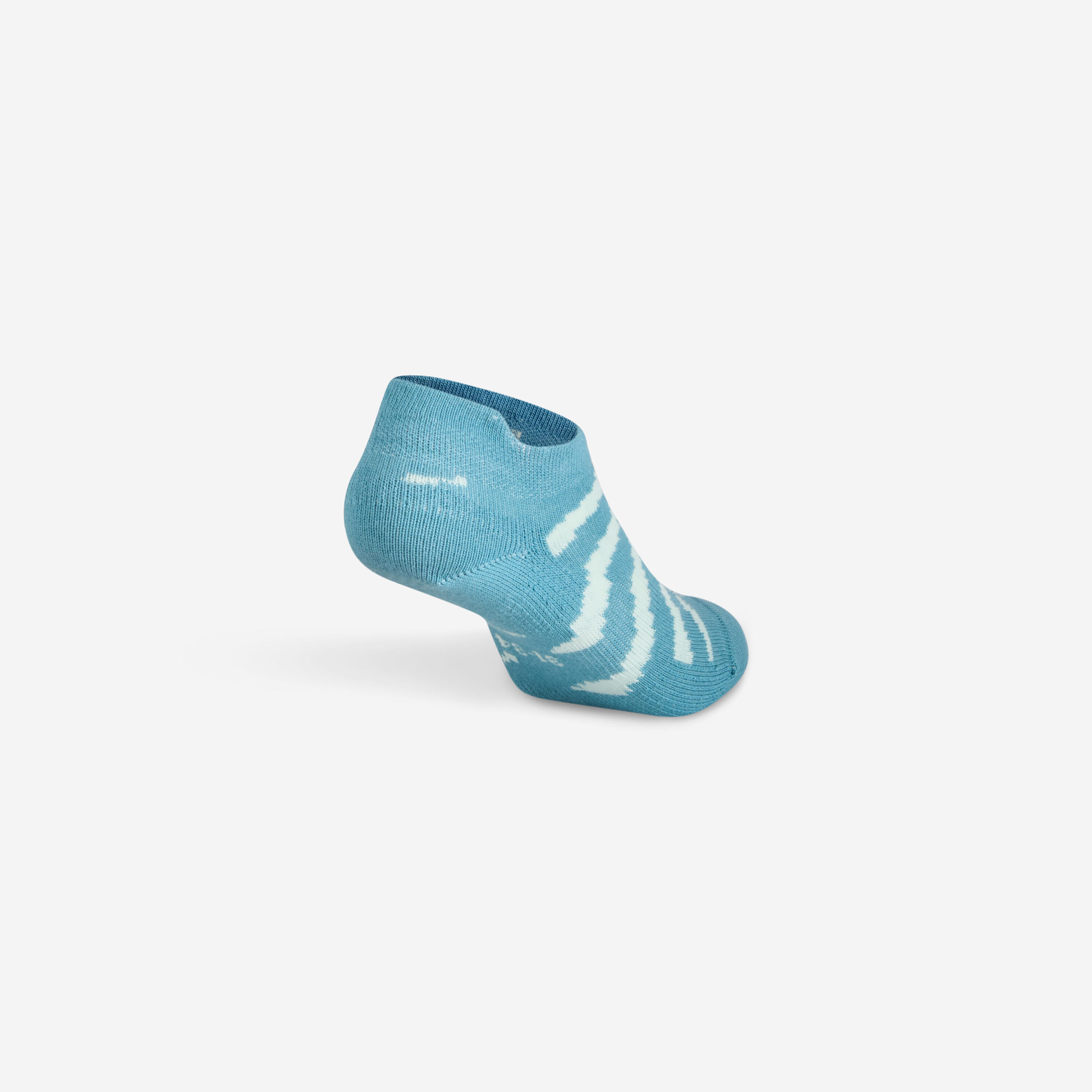 Kids' Low Sports Socks Tri-Pack RS 160 JR - Green/Purple 4/5