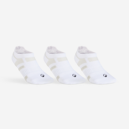 Chaussettes de tennis basses lot de 3 paires, RS 560 blanc